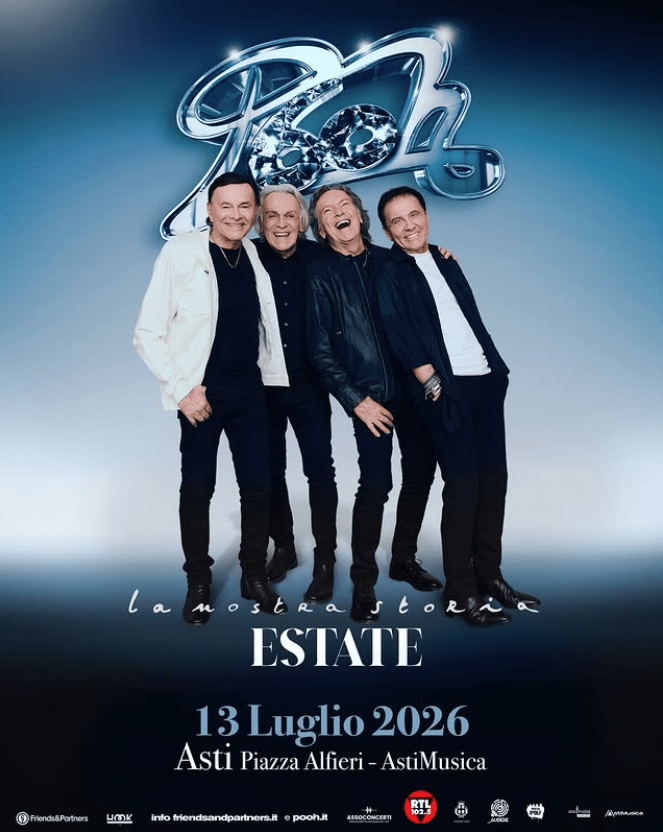 Featured image for “Asti Musica: Piazza Alfieri è pronta a cantare insieme ai Pooh e la notte del 13 luglio siamo sicuri diventerà indimenticabile!”