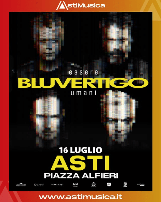 Featured image for “la prima data del “Summer Tour” dei Bluvertigo sarà in Piazza Alfieri ad Asti il 16 luglio!”